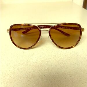 Michael Kors Tortoise Aviator Sunglasses